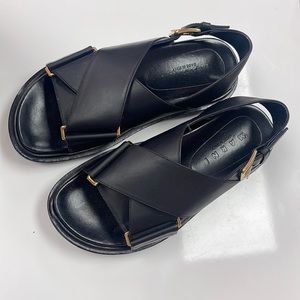 Marni black made in Italy sandals sz 35 sz us 5